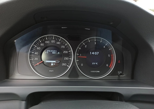 Volvo V60 cena 38900 przebieg: 253300, rok produkcji 2012 z Rybnik małe 92